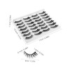 Baluue Fake Eyelashes Natural False Strip Lashes Fluffy Design Comfortable