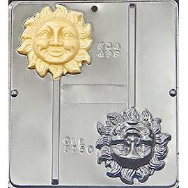 Sun Lollipop Chocolate Candy Mold 3350