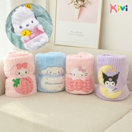 (Kids Vision) Sanrio Characters Blanket Set of 5 / (키즈비전)산리오 캐릭터즈 담요 5종