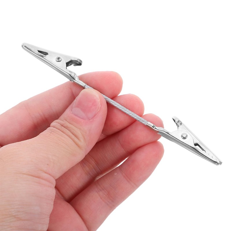 LEDmomo 20pcs Double Head Alligator Clips, Metal Wire Clips with