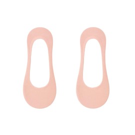 KUKASEN Women’s No Show Socks for Flats, Cuttable Low Cut Liner Socks, Invisible Non-Slip Cotton Socks with Silicone Grip