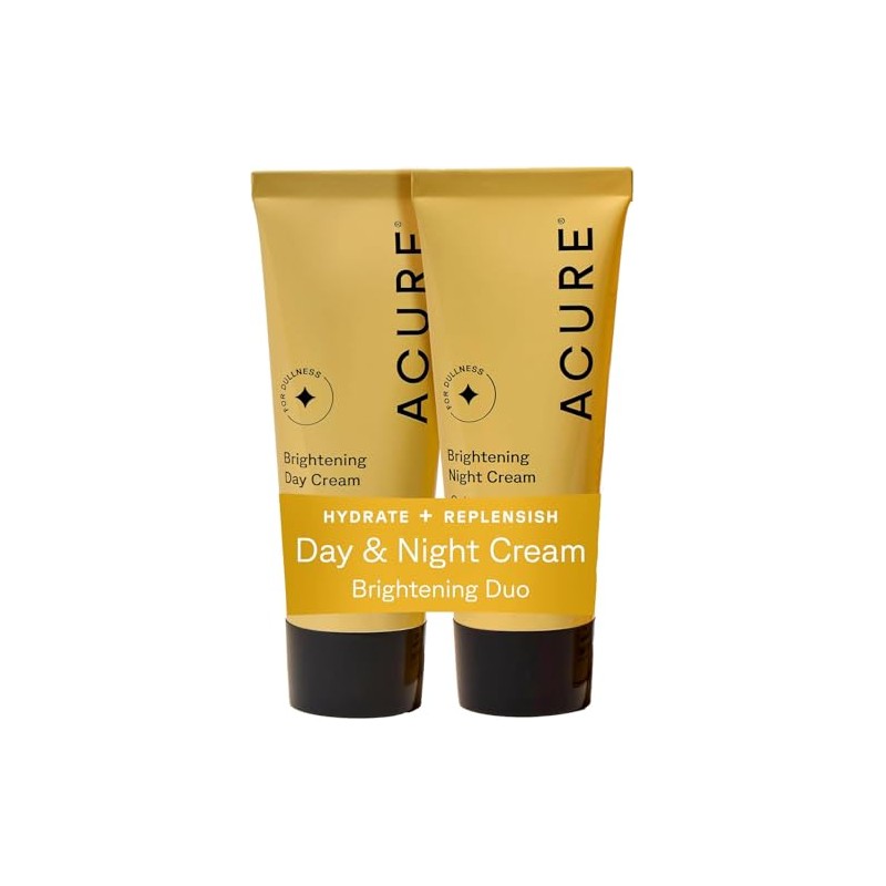 ACURE Brightening Day & Night Cream Duo Pack - 100%