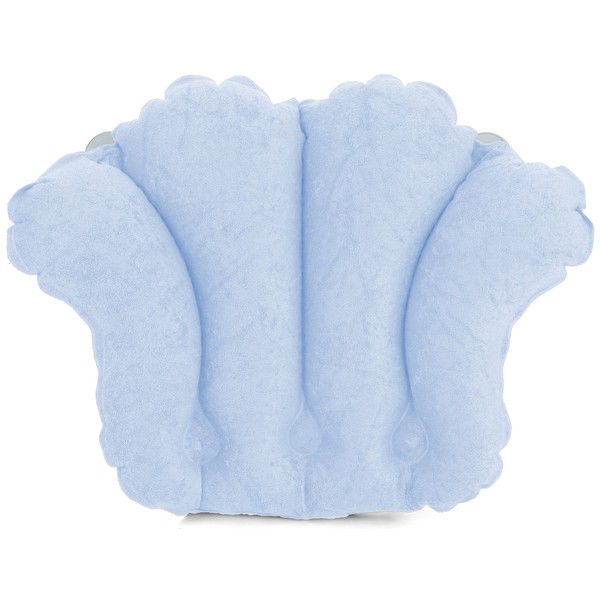 Deluxe Comfort 102_DC_52315" flatable Bath Pillow with Suction Cups