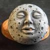 Ksrnsne 1 Piece Incense Burner Moon Face Incense Burner Decoration