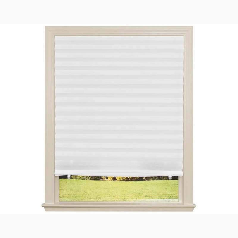 Adhesive Pleated Window Blinds for Light Control and Privacy –