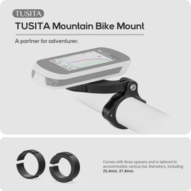 TUSITA Mountain Bike Mount Compatible with Garmin Edge GPS Computer, XOSS G/G+, iGPSPORT GPS