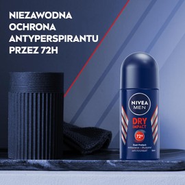 NIVEA MEN Dry Impact 72H Antiperspirant in Ball for Men 50 ml