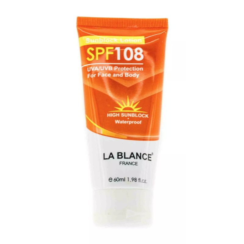 La Blance SPF 108 UVA/UVB Protection Sunblock (1.98oz/60ml) Exp 2028