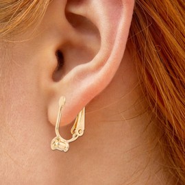 Healifty 20Pcs Clip Earring Findings Ear Wire Non Pierced Earring Converter Jewelry
