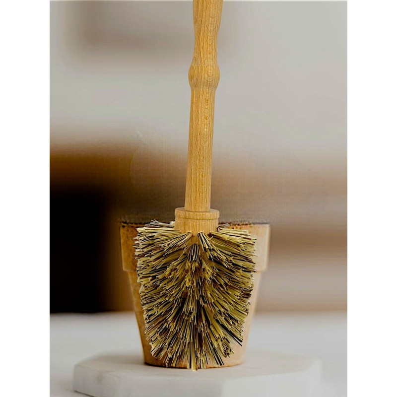 Maaj Flower Pot Brush 25 cm Wooden Union Bristles Hard