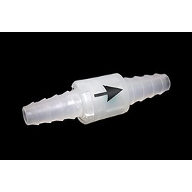 Check valve for 10 to 14 mm inner diameter hoses for connecting to condenser dryer and washing machine printed