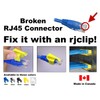RJCLIP - Broken RJ45 Connector Solution (5 pcs in Black,