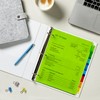 Avery 8-Tab Plastic Binder Dividers, Insertable Multicolor Big Tabs, 1