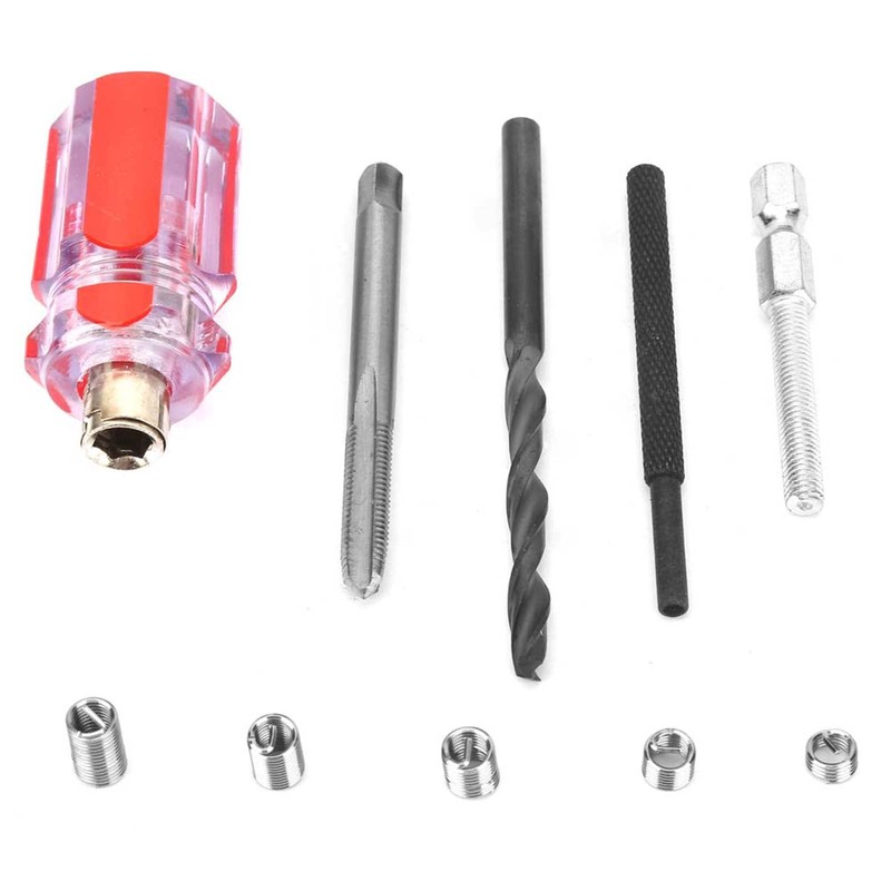 105 Pieces Thread Repair Insert Kit, Hand Tool Set, Comprehensive