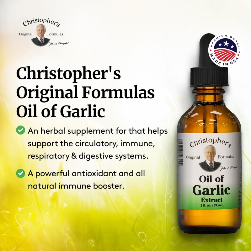 Christopher's Original Formulas Oil of Garlic Extract 2 Ounces -
