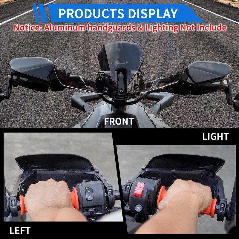 KATIMOTO Handguards Wind Deflector for Can Am Ryker All Models,