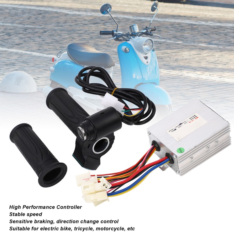 Bike Controller Power Display Throttle Grip Electric Bike Brushed Controller