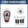 INFINAUTO Car Shift Knob, 9.4cm for 5 6 Speed Manual