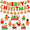 Gingerbread Christmas Decorations, Christmas Gingerbread Decorations includes Gingerbread Christmas Banner
