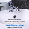 SKYPIA 3x Bathroom Kitchen Sink Hole Round Overflow Cover Basin