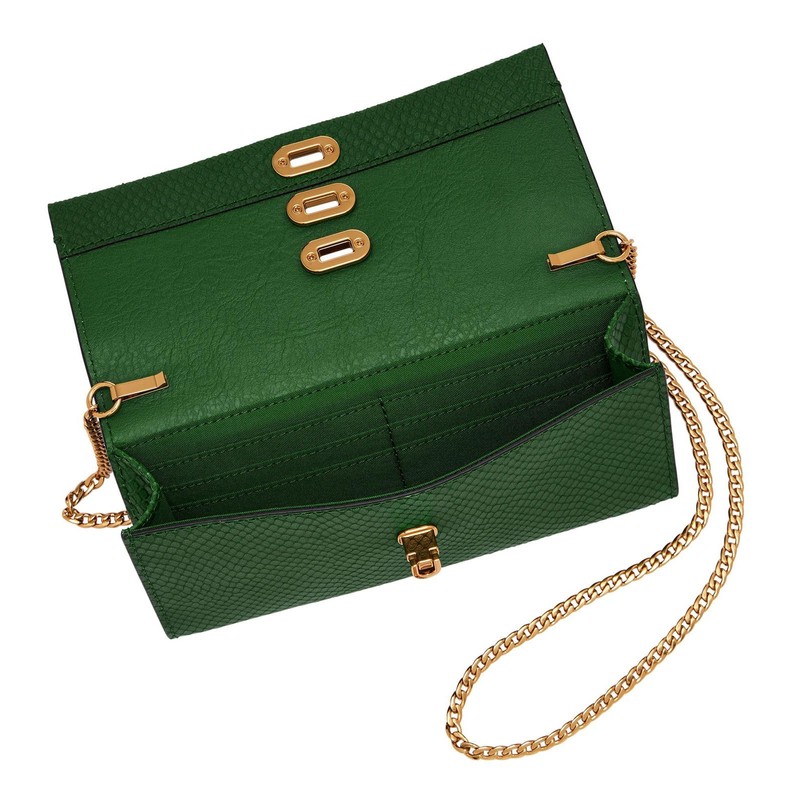 Fossil Penrose Wallet Medium Green, Medium Green