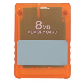 V1.953 Memory Card Professional OPL HD Loader Game Program Card for Game Console Accessories 8MB Transparent Orange