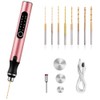 3-Speed Cordless Mini Drill Pen With 8 Small Drill Bits,Rechargeable
