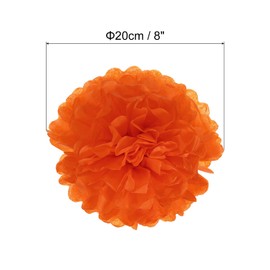PATIKIL Paper Flowers, Pom Pom Flowers, 10 Pieces, Flower Paper, Hinamatsuri, Decoration, Party Goods, Birthday, Wedding, Graduation, 100th Celebration, Cultural Festival, School Entrance Celebration
