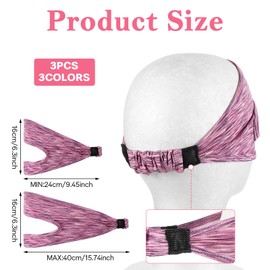 JIEYAO VR Sweat Protection, VR Eye Mask Cover, Adjustable VR Sweatband, Breathable VR Face Mask, Washable Swat Band, Pack of 3