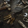 KEY-BAK Schlüsselrolle stabil Kevlarseil bis zu 15 Schlüssel mit Clip,