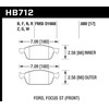 Hawk HB712F.680 Brake Pad