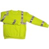 ArmorCrest ANSI Class 3 High Visibility Safety Sweat Shirt Lime