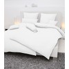 Janine Design Piano Mako Soft Seersucker Bed Linen White Single