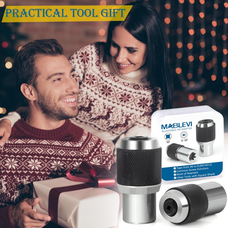 MABLEVI Tap Socket Set, 2 PCS Adjustable Tap Extractor Tool