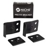 NICHE Red Offroad Break-Away Side View Mirror Set for UTV