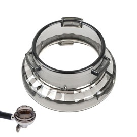 54mm Dosing Funnel for Breville Barista Portafilters, Compatible with Breville 8series Bambino and Barista Espresso Machines Dosing Funnel, Grey