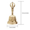 Brass Tibetan Dharma Hand Bell, Handmade Tibetan Buddhist Alter Pray