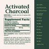 Nature's Bounty Activated Charcoal 260 mg, 100 Capsules, Dietary Supplement