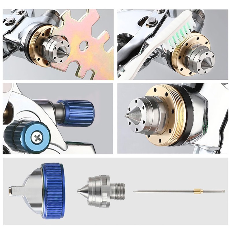 ENDOZER Professional HVLP Spray Gun Set Gravity Feed Air Spray