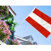 3×5 FT Austria Flag, Large 75D Austrian National Outdoor Banner,Decor
