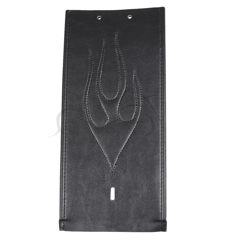 Unbranded Gas Tank Panel Bib PU Leather For Harley Dyna