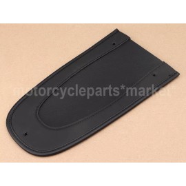 Unbranded Black Rear Fender Bib Cover Leather Solo Seat for Harley Road King Street Glide