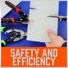HORUSDY 3 Pack Aviation Tin Snips Set, 10 Inch Metal