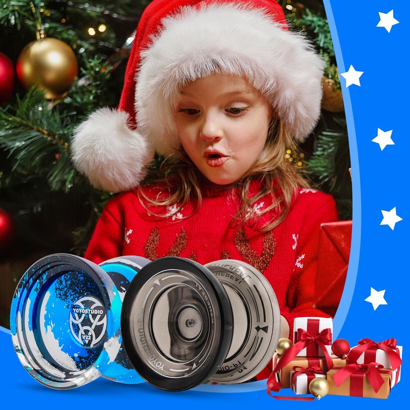 YOYOSTUDIO Yoyo Professional Responsive Yoyo H17, Dual Purpose Metal Yoyos