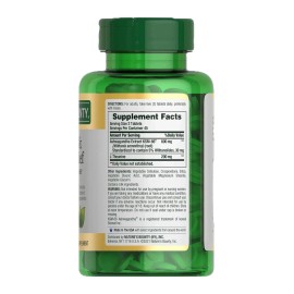 Nature's Bounty Anxiety & Stress Relief Ashwagandha KSM-66 Tablets 90ct exp 1/28