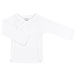 Kushies Unisex-Baby Newborn Everyday Layette Long-Sleeve Wrap Tee