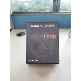 REAZEAL hand actuator hand-muscle developer Grip Strength Trainer, Hand Grip Exerciser Strengthener with Adjustable Resistance 11-132 Lbs (5-60kg), Forearm Strengthener, Hand Exerciser for Muscle Building and Injury Recover