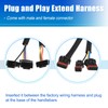 X AUTOHAUX 12 Inch Handlebar CAN Wiring Harness Bus Circuits