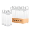 Square Water Bottle Leak Proof 25oz Set of 6 |