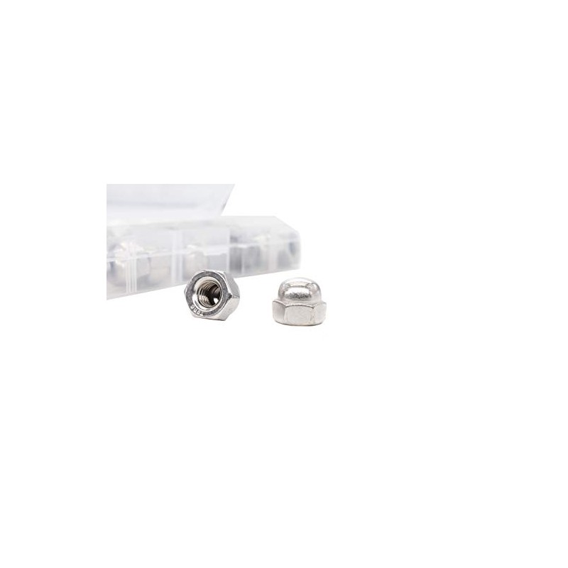 binifiMux 30pcs 5/16-18 Acorn Cap Nuts 304 Stainless Steel
